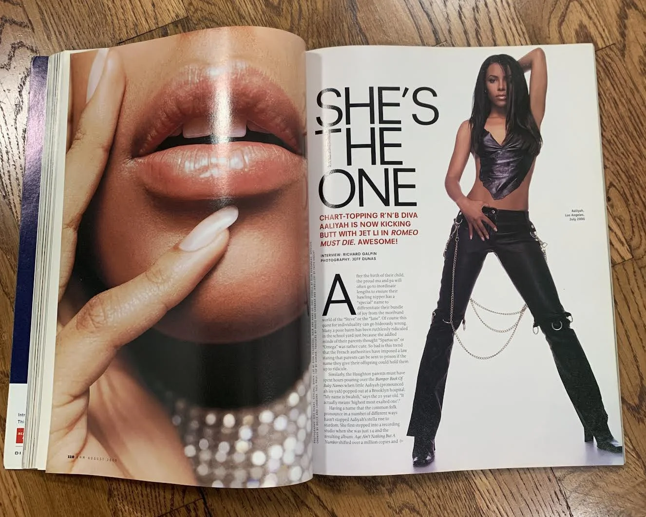 FHM UK  nov 2000トニブラクストン、アリーヤ Intensely - Aaliyah for FHM Magazine (2000). The photos are